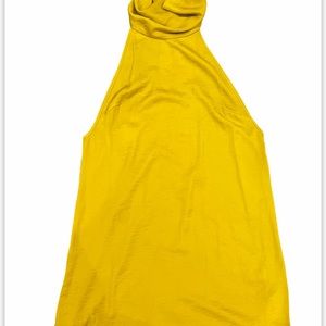 Short dress mustard color size S